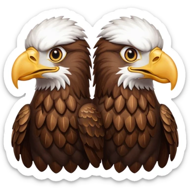 Eagle with two heads sticker