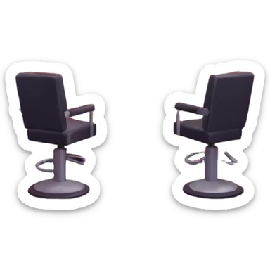 underground superhero command center beneath barbershop, barber chair elevator, beard-themed technology sticker