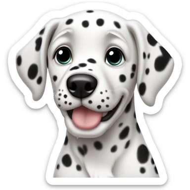 Dalmatian puppy  sticker