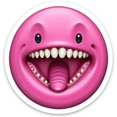 lamprey mouth  sticker