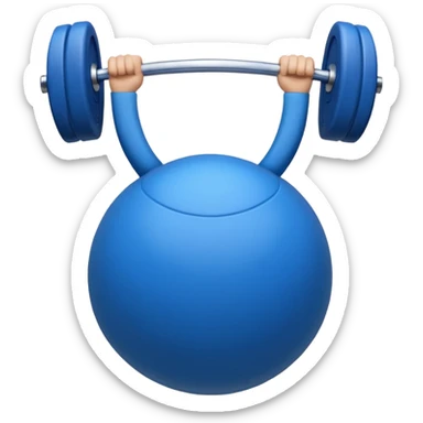 pelota gimnasio sticker