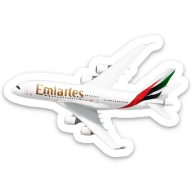 Emirates airline tail sticker