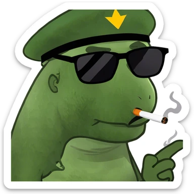 Tim Nolen smoking  sticker