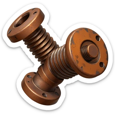rusty screw sticker
