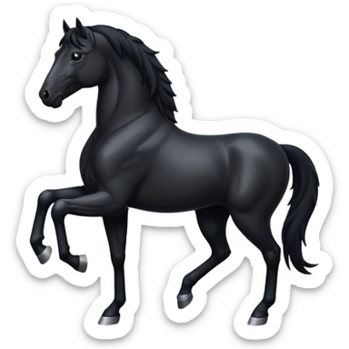 Black horse 🐎 sticker
