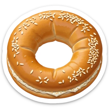 Kasarli simit sticker