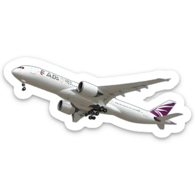 airbus a350 sticker