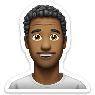 a face of euphoria  sticker