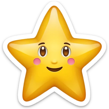 EMOJI DE ESTRELLA PERO SOLO UNA MITAD sticker