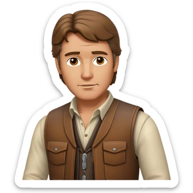 Hans solo sticker