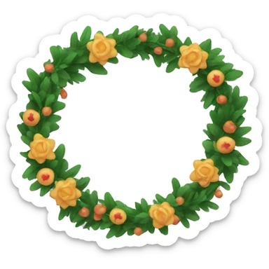 Garland sticker