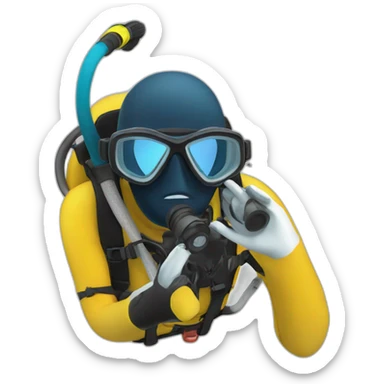 Scuba dive sticker