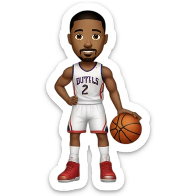 Michael B. Jordan as a Basketball Player  sticker