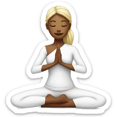 Yoga sticker