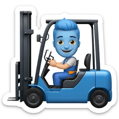 Guido from the movie cars sticker