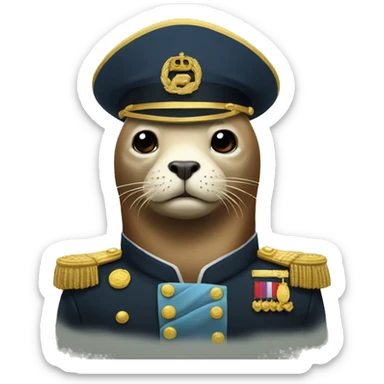 sea lion dictator sticker