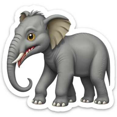 Utahraptor + Dog + Elephant = sticker