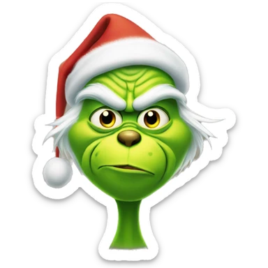 Grinch sticker