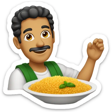 Un couscous a l'Algérie  sticker