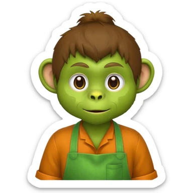 greengrocer's animal sticker