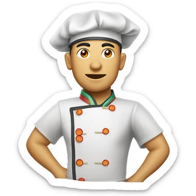 chinese chicken stir fry sticker