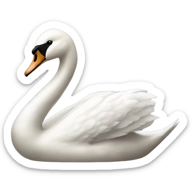 Swan sticker