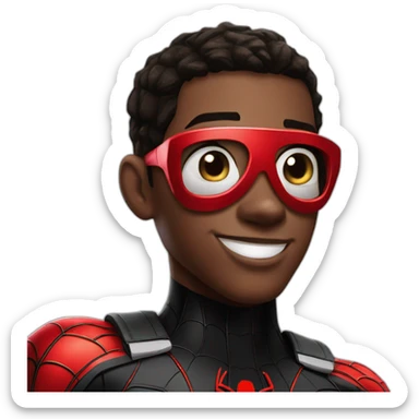 Spider man miles morales sticker
