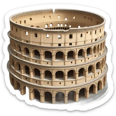 history colosseum sticker