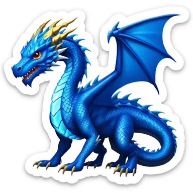 lightning dragon sticker