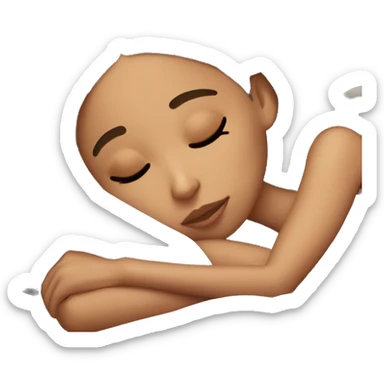 Ariana Grande sleeping sticker