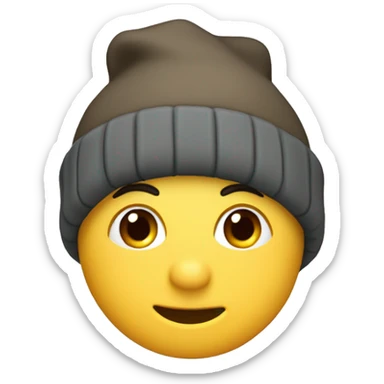 Tuque en queue de castor  sticker