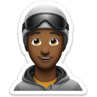 snowboard genius sticker