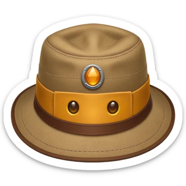 safari hat sticker