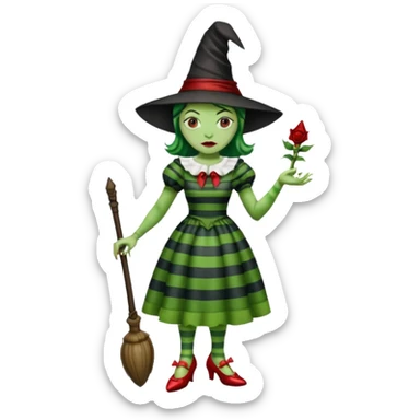 Wicked Witch of the East from the Wizard of Oz sticker