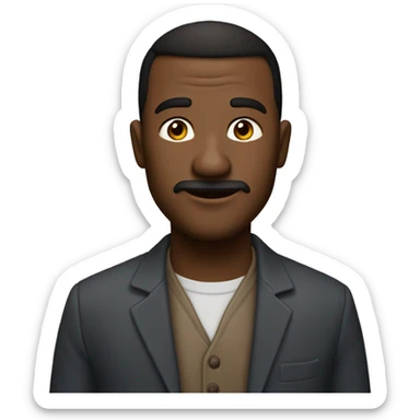 маленький темно-коричневый шпиц с новогодним бантиком на шее sticker