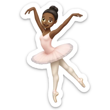 Ballet dancer in thigh highs sticker