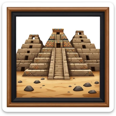 aztec school, no people sticker