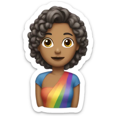 Gay falda sticker