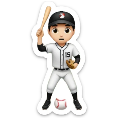 la liga de baseball es de alto nivel 
 sticker