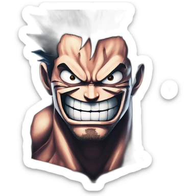 Luffy gear fourth sticker