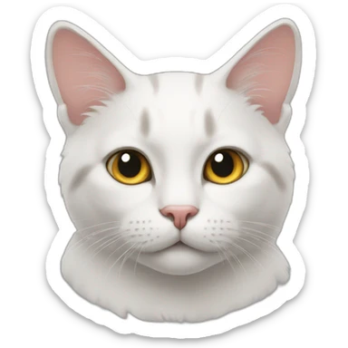 Cat cat sticker