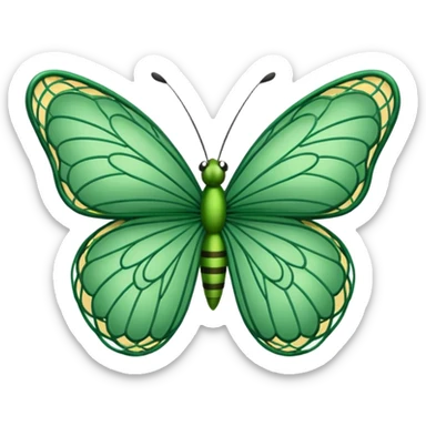 butterfly net sticker