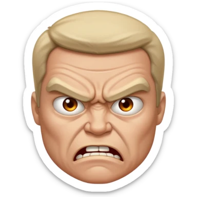 i am very angry sticker