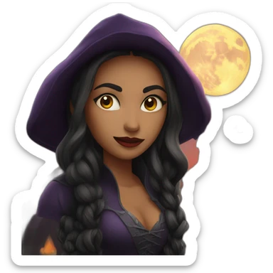 Noche de brujas sticker