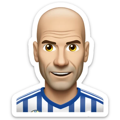 Zinedine Zidane  sticker