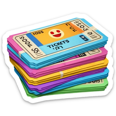 tickets sticker