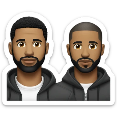 Joe Budden versus Drake sticker
