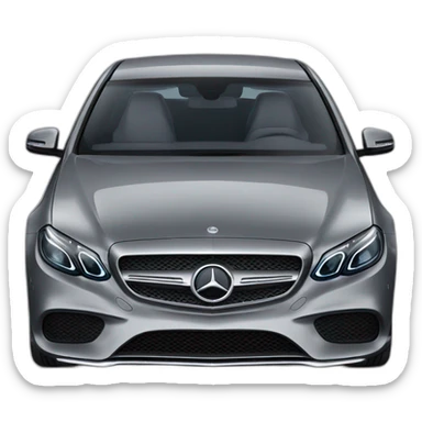 grey mercedes e class from 2016 sticker