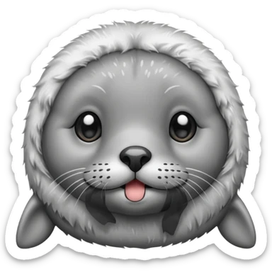 Cozy seal sticker