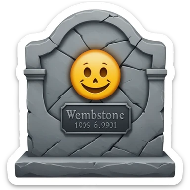 tombstone sticker